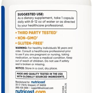 Nutricost Elderberry Capsules 575mg (120 Capsules) - Black Elderberry, Vegetarian, Gluten Free and Non-GMO Supplement