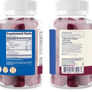 Nutricost Kids Elderberry Gummies (50mg) with Zinc & Vitamin C 120 Gummies - Gluten Free, No Corn Syrup