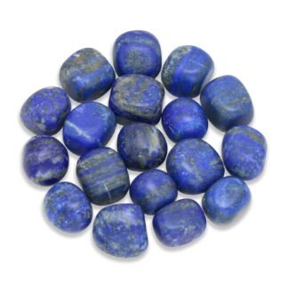 Nvzi Lapis Lazuli Crystals Stone, Polished Stones & Rocks, Natural Healing Crystals for Chakra Balancing, Meditation, Spiritual Decor, Tumbled Stones for Energy, Reiki, Gifts...