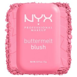 NYX PROFESSIONAL MAKEUP Buttermelt Powder Blush, Fade and Transfer-Resistant Blush, Up to 12HR Make Up Wear, Vegan Formula - Butta Together