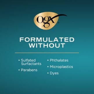 OGX Thick & Full + Biotin and Collagen for Hair Volume & Body, Sulfate Free Volumizing Shampoo & Conditioner Set for Fine & Thinning Hair, Nutrient-Infused, Vitamin B7, 13 fl...