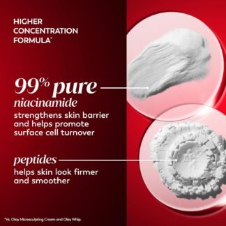 Olay Regenerist Radiance Niacinamide Face Moisturizer: Strong & Firm Cream for Women - Anti-Aging, Anti-Wrinkle, Hydrating & Skin Firming - 2 Oz