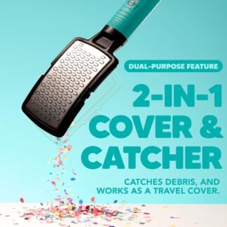 Onyx Professional Foot Rasp, No Mess Callus Remover for Feet, Includes Debris Catcher - Stainless Steel Foot Scrubber Dead Skin Remover, Lightweight Callus Shaver for Feet, Foot...