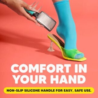 Onyx Professional Foot Rasp, No Mess Callus Remover for Feet, Includes Debris Catcher - Stainless Steel Foot Scrubber Dead Skin Remover, Lightweight Callus Shaver for Feet, Foot...