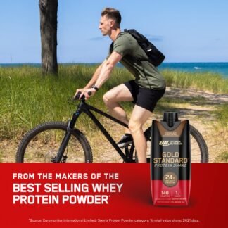 Optimum Nutrition Gold Standard Protein Shake, 24g Protein, Ready to Drink Protein Drinks, Chocolate, 11 Fl Oz, 12 Count (Pack of 1) (Packaging May Vary)