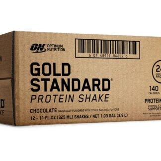 Optimum Nutrition Gold Standard Protein Shake, 24g Protein, Ready to Drink Protein Drinks, Chocolate, 11 Fl Oz, 12 Count (Pack of 1) (Packaging May Vary)