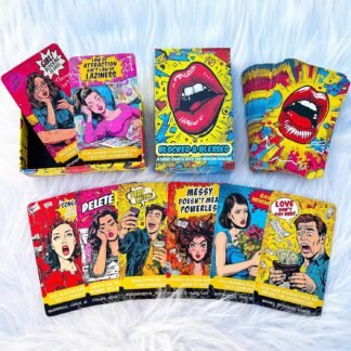 Oracle Cards Deck 54 Cards for Beginners, Sassy Relationship and Self Worth Oracle Cards with Blunt Messages, Healing Humor Oracle Deck for Clarity, Boundaries, Self Love and...