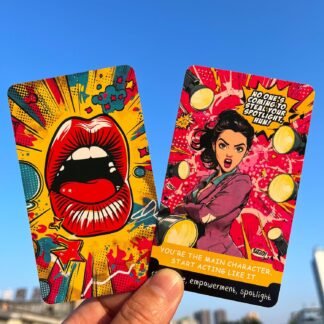 Oracle Cards Deck 54 Cards for Beginners, Sassy Relationship and Self Worth Oracle Cards with Blunt Messages, Healing Humor Oracle Deck for Clarity, Boundaries, Self Love and...