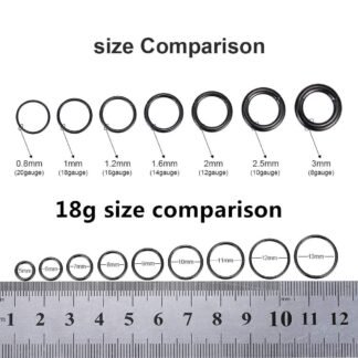 ORANGELOVE Hypoallergenic Nose Rings 20G 18G 16G 14G 12G 10G 8G 316l Surgical Steel Septum Jewelry Hinged Segment Ring Body Piercing Nose Hoop Lip Rings Nose Helix Cartilage...