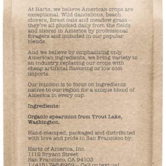 Organic Spearmint, 100+ Servings, Eco-Conscious Zip Pouch, Caffeine Free, Pure Loose Leaf Tea Grown in America, 14 Ounce (Large)