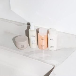 OUAI Thick Hair Shampoo and Conditioner Set - Sulfate Free Shampoo and Conditioner for Thick Hair Care - Moisturizes, Strengthens & Fights Frizz - Made with Keratin & Shea...