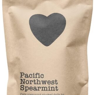 Pacific Northwest Spearmint, 15-20 Servings, Eco-Conscious Zip Pouch, Caffeine Free, Pure Loose Leaf Tea Grown in America, 0.86 Ounce (Small)