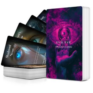 Pacify Evil Eye Oracle Cards, 60 Protection Energy Oracle Card Deck for Beginner Insight and Discovery, Haters Exposed, Eyewitness Exposed