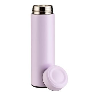 PARACITY Insulated Water Bottle,15 oz Stainless Steel Thermo, Double Wall Vacuum Water Bottle, Metal Water Bottle Keeps Hot for 12 Hrs, Cold for 24 Hrs, for Coffee, Drinks(pink)