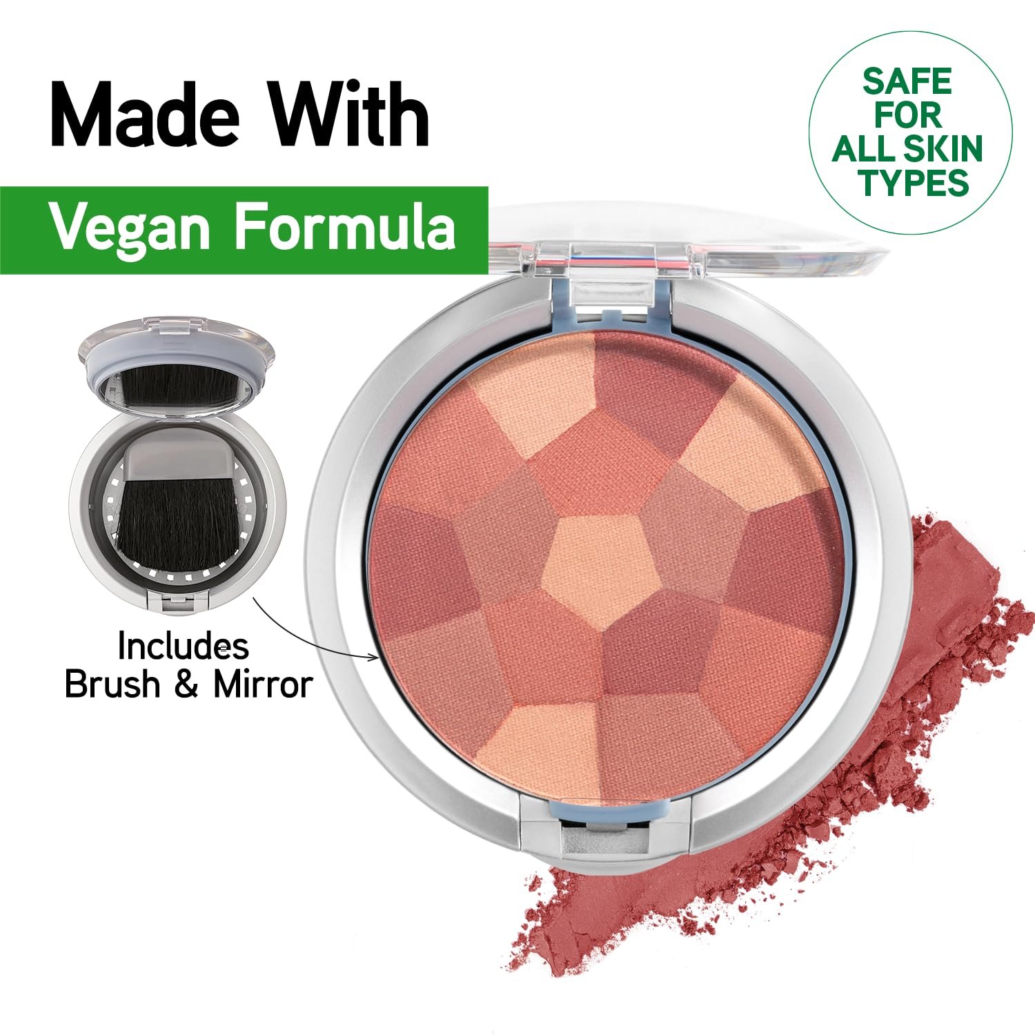 Physicians Formula Powder Palette Multi-Colored Blush Silky Smooth Formula Hypoallergenic Blends Easily Without Irritation Blushing Rose - lunas-mystic-emporium.com Physicians Formula Powder Palette Multi-Colored Blush, Silky Smooth Formula, Hypoallergenic, Blends Easily Without Irritation – Blushing Rose