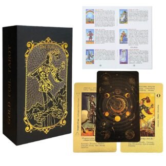 Pink Tarot Cards Deck with Guide Book, Beginners Tarot Cards with Meanings on Them, Fortune Telling Cards, Divination Tools for All Skill Levels (Rose Pink)