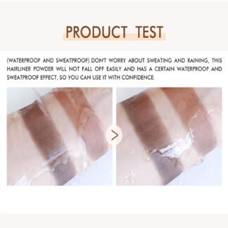 Powder Stick for Thinning Hair, Bald Spots and Root Cover Up - Hairline Contouring, Waterproof, Instantly Conceals Hair Loss for Women and Men (Black)