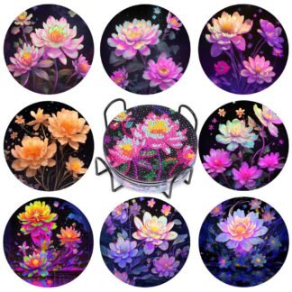 Praise V Do 8Pcs Diamond Painting Coasters Kit with Holder Cork Base DIY Tarot Coasters Diamond Painting Kit for Beginners Adults DIY Diamond Art Craft for Housewarming - lunas-mystic-emporium.com Praise V Do 8Pcs Diamond Painting Coasters Kit with Holder Cork Base, DIY Tarot Coasters Diamond Painting Kit for Beginners, Adults DIY Diamond Art Craft for Housewarming...