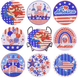 Praise V Do 8Pcs Diamond Painting Coasters Kit with Holder Cork Base DIY Tarot Coasters Diamond Painting Kit for Beginners Adults DIY Diamond Art Craft for Housewarming - lunas-mystic-emporium.com Praise V Do 8Pcs Diamond Painting Coasters Kit with Holder Cork Base, DIY Tarot Coasters Diamond Painting Kit for Beginners, Adults DIY Diamond Art Craft for Housewarming...