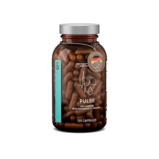 Premium Blood Pressure Support Supplement with Grape Seed Extract, L-Arginine, Black Garlic Extract & Potassium - 120 Capsules