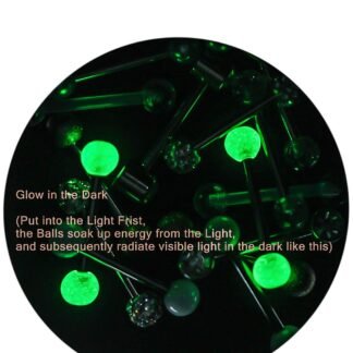 Prjndjw 8-12Pairs 14G 16G Nipple Rings Surgical Steel Tongue Rings Barbell Nipplering Diamond CZ Body Piercing Jewelry Retainer for Women Men 14mm Length Size