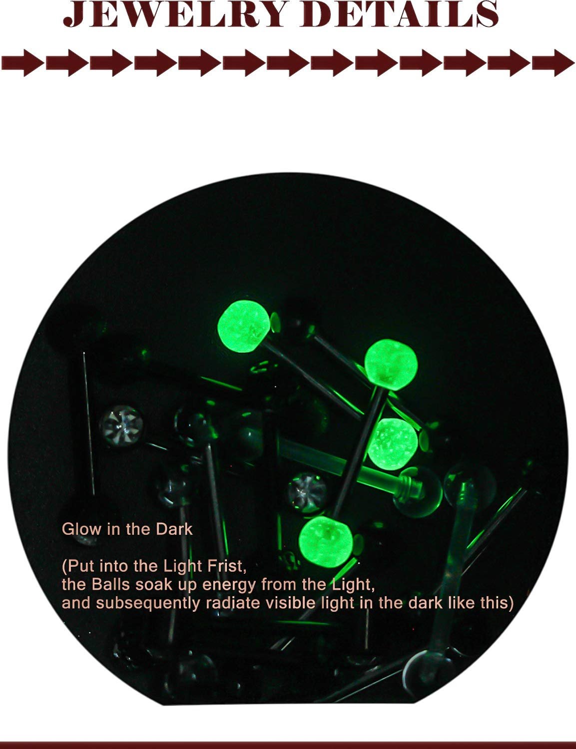 Prjndjw 8-12Pairs 14G 16G Nipple Rings Surgical Steel Tongue Rings Barbell Nipplering Diamond CZ Body Piercing Jewelry Retainer for Women Men 14mm Length Size