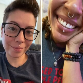 PunkTracker 16g/18g/20g Threadless Lip Rings Tragus Earrings Surgical Steel Helix Conch Cartilage Earrings Monroe Piercing Jewelry for Women Men Labret Studs