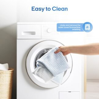 puredown® Cooling Goose Feather Down Pillow, Set of 1, Standard Size Bed Pillow Insert with Soft Cooling Pillowcase for Cool Sleep