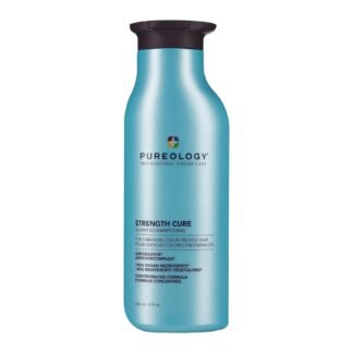 Pureology Strength Cure Shampoo - For Damaged or Color Treated Hair, Hair Strengthening & Prevents Breakage, Seals Split Ends, Vegan & Sulfate-Free