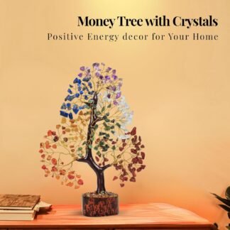 PYOR 7 Chakra Tree of Life Crystal Tree - Seven Chakra Healing Crystals & Stones for Chakra Balancing | Meditation | Reiki | Yoga Decor | Spiritual Gift | Gift for Woman