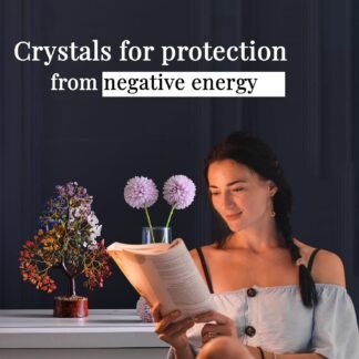 PYOR 7 Chakra Tree of Life Crystal Tree - Seven Chakra Healing Crystals & Stones for Chakra Balancing | Meditation | Reiki | Yoga Decor | Spiritual Gift | Gift for Woman