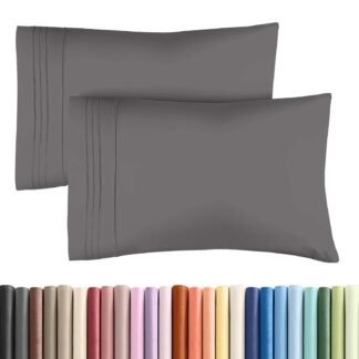 Queen Pillow Cases Set of 2 - Ultra Soft Hotel Quality Pillowcase Covers - Comfy, Cozy & Wrinkle Free - Shrinkage, Stain & Fade Resistant - Machine Washable Pillow Protectors -...