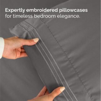 Queen Size 4 Piece Sheet Set - Comfy Breathable & Cooling Bed Sheets Set - Hotel Luxury Bedding for Women, Men, Kids, Teens, Boys & Girls - Deep Pockets, Soft and Wrinkle Free -...