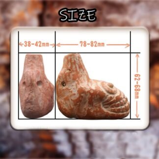 RANASAND Aztec Death Whistle Loudest Authentic Human Sounding Screams - 125+ Decibels Screaming Aztec War Whistle