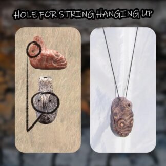 RANASAND Aztec Death Whistle Loudest Authentic Human Sounding Screams - 125+ Decibels Screaming Aztec War Whistle