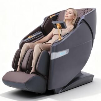 RELX 4D Massage Chair Full Body, 23 Modes Zero Gravity SL-Track Shiatsu Massage Chair with Electric Extendable Footrest, Airbag Massage with Body Scan, Shawl, Deep Yoga Stretch...