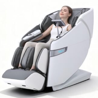 RELX 4D Massage Chair Full Body, 23 Modes Zero Gravity SL-Track Shiatsu Massage Chair with Electric Extendable Footrest, Airbag Massage with Body Scan, Shawl, Deep Yoga Stretch...