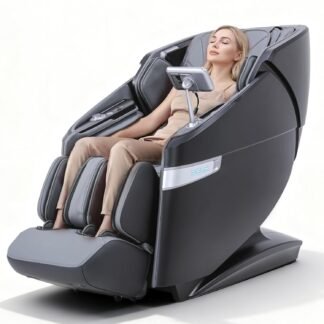 RELX 4D Massage Chair Full Body, 23 Modes Zero Gravity SL-Track Shiatsu Massage Chair with Electric Extendable Footrest, Airbag Massage with Body Scan, Shawl, Deep Yoga Stretch,...