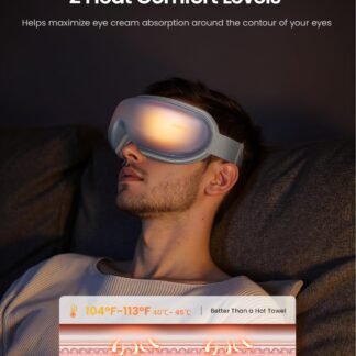 RENPHO Eye Massager with Heat Birthday Valentines Day Gifts Migraine Massager with Remote Compression Silent Mode Bluetooth Heated Sleep Mask for Strain Relief Stye Eye - lunas-mystic-emporium.com RENPHO Eye Massager with Heat, Birthday Valentines Day Gifts, Migraine Massager with Remote, Compression, Silent Mode, Bluetooth, Heated Sleep Mask for Strain Relief, Stye Eye,...