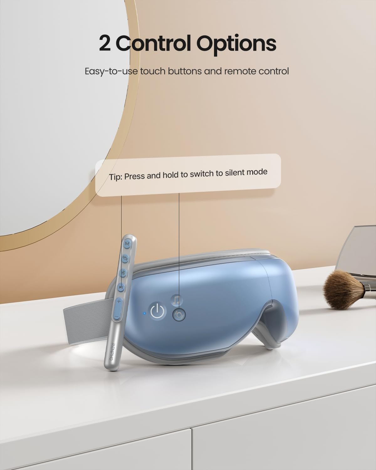 RENPHO Eye Massager with Heat Birthday Valentines Day Gifts Migraine Massager with Remote Compression Silent Mode Bluetooth Heated Sleep Mask for Strain Relief Stye Eye - lunas-mystic-emporium.com RENPHO Eye Massager with Heat, Birthday Valentines Day Gifts, Migraine Massager with Remote, Compression, Silent Mode, Bluetooth, Heated Sleep Mask for Strain Relief, Stye Eye,...