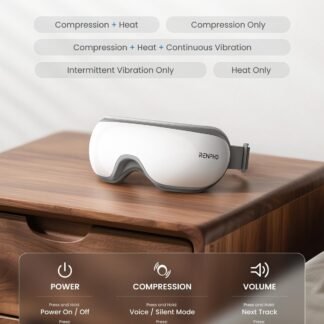 RENPHO Eye Massager with Heat, Valentines Day Gifts for Her Him Birthday Gifts for Women Mom, FSA Eligible HSA Eye Mask for Migraine,Sleep Mask for Dry Eyes Relax, Reduce Strain...