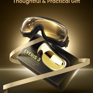 RENPHO Eyeris 3 Eye Massager with Heat and Cooling, Birthday Valentines Day Gifts for Women Men Her Him, Voice Control Eye Mask, DIY Massage Settings, Eye Care Devices for Migraine