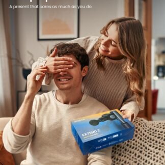 RENPHO Massage Gun with Adjustable Angles and Extension Handle, Valentine's Day Gifts, Handheld Percussion Muscle Massager Deep Tissue with Portable Carry Case for Men Women,...