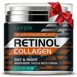 Retinol Cream for Face with Hyaluronic Acid, Moisturizer Anti Aging Collagen Cream for Women and Men, Reduce Wrinkles, Fine Lines, Day and Night,1.7 Fl Oz