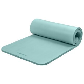 Retrospec Solana Yoga Mat 1" Thick w/Nylon Strap for Men & Women - Non Slip Exercise Mat for Home Yoga, Pilates, Stretching, Floor & Fitness Workouts