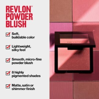 Revlon Powder Blush Face Makeup High Impact Buildable Color Lightweight Smooth Finish 001 Oh Baby Pink 017 oz - lunas-mystic-emporium.com Revlon Powder Blush Face Makeup, High Impact Buildable Color, Lightweight & Smooth Finish, 001 Oh Baby! Pink, 0.17 oz