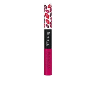 Rimmel London Provocalips 16hr Kiss-Proof Lip Color - Two-Step Liquid Lipstick to Lock in Color and Shine - 750 Heart Breaker, .14 fl.oz.