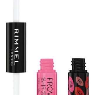 Rimmel London Provocalips 16hr Kiss-Proof Lip Color - Two-Step Liquid Lipstick to Lock in Color and Shine - 200 I'll Call You, .14 fl.oz.