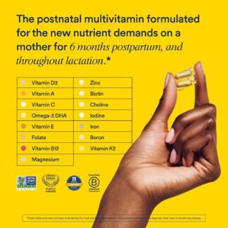 Ritual Essential for Women Postnatal Multivitamin - Postpartum Vitamin - Omega-3 DHA Choline for Lactation Support Vitamin A C D3 Zinc for Immune Function Support B12 - lunas-mystic-emporium.com Ritual Essential for Women Postnatal Multivitamin - Postpartum Vitamin - Omega-3 DHA & Choline for Lactation Support, Vitamin A, C, D3 & Zinc for Immune Function Support*, B12,...