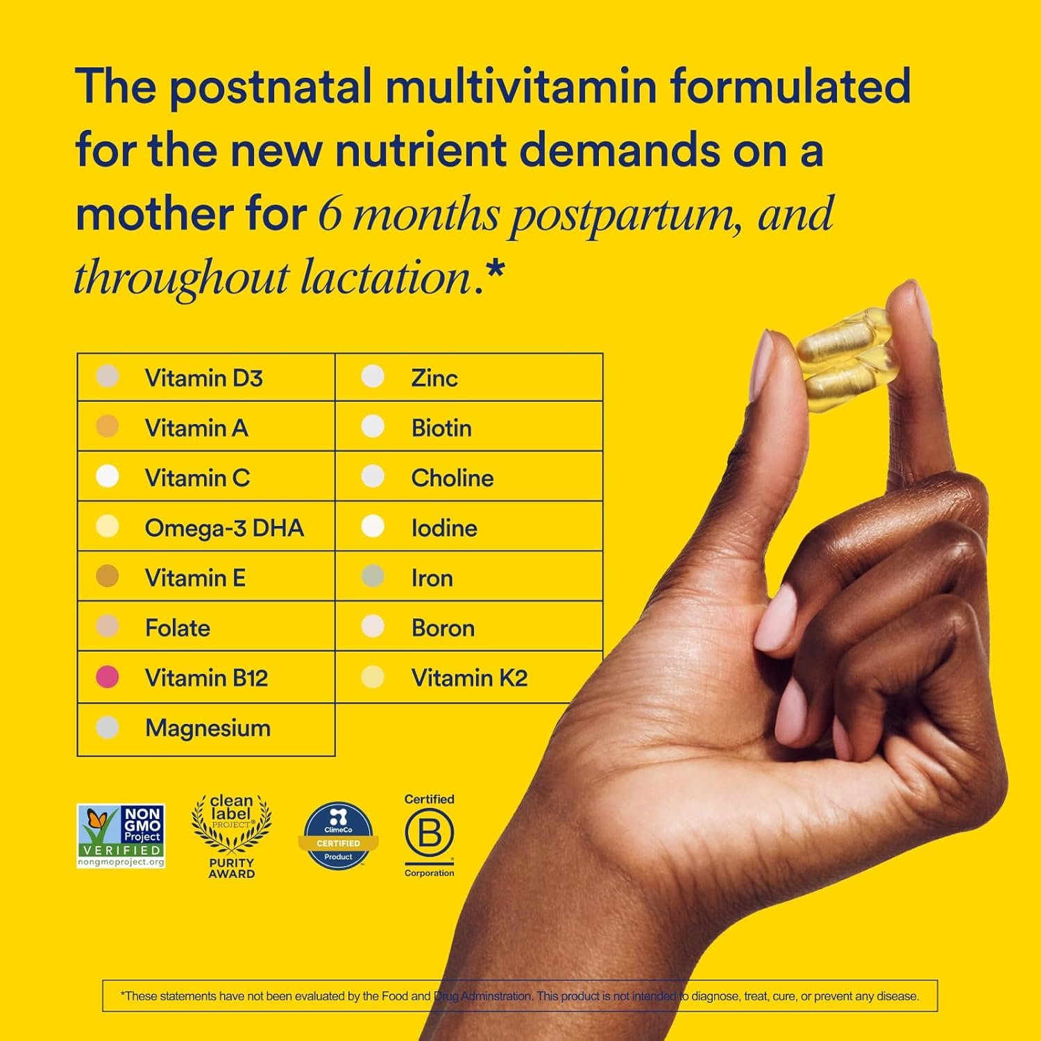 Ritual Essential for Women Postnatal Multivitamin - Postpartum Vitamin - Omega-3 DHA Choline for Lactation Support Vitamin A C D3 Zinc for Immune Function Support B12 - lunas-mystic-emporium.com Ritual Essential for Women Postnatal Multivitamin - Postpartum Vitamin - Omega-3 DHA & Choline for Lactation Support, Vitamin A, C, D3 & Zinc for Immune Function Support*, B12,...